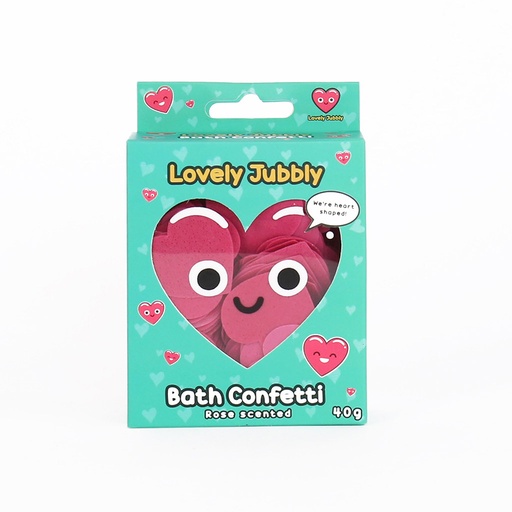 [16559] Mags/Gift Republic - Herzchen Badekonfetti Lovely Jubbly - Bath Confetti