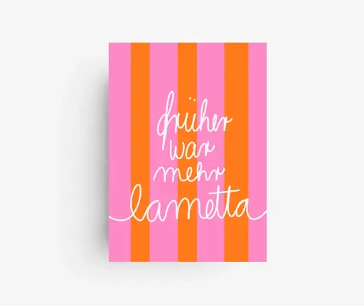 Hej Ibiza - Postkarte - Früher war mehr Lametta