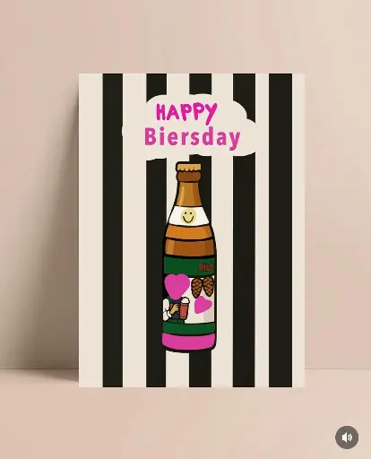 Hej Ibiza - Postkarte - Happy Biersday