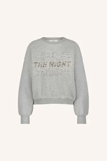 By Bar - Bibi Nights Melee Sweater - 825 Grey melee