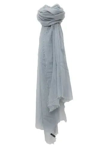 Monsieur Charli - Schal RUBEN abyss (very light grey)