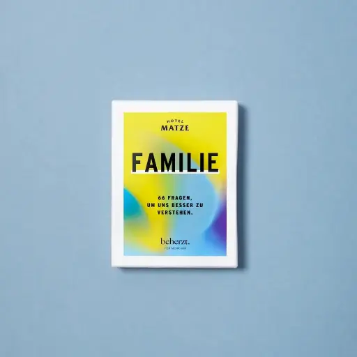 Beherzt x Hotel Matze - FAMILIE - Kommunikationsspiel / Kartenspiel