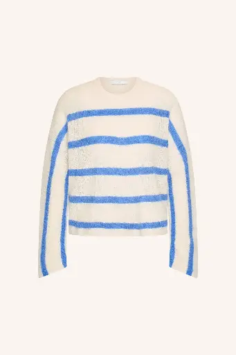 By Bar - Vide Stripe Pullover - 1634 Azul Blue Stripe