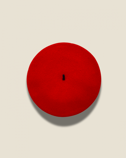 [AMO003] Le Beret Francais - Beret Baskenmütze - Red
