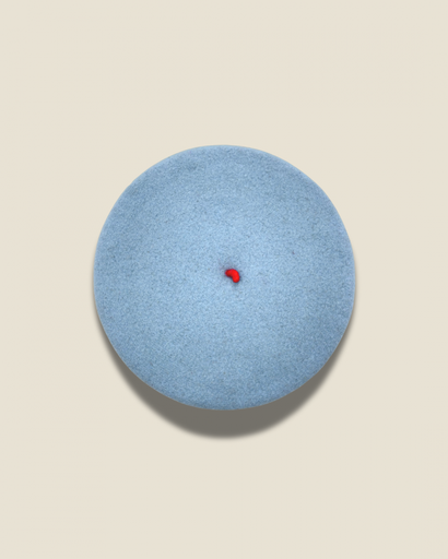 [AMO012] Le Beret Francais - Beret Baskenmütze - Light blue