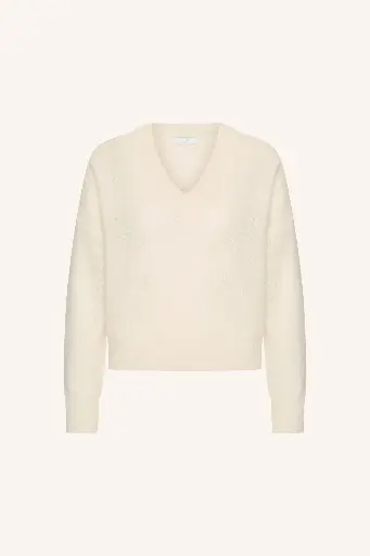By Bar - Isja Fine Pullover - 010 off white