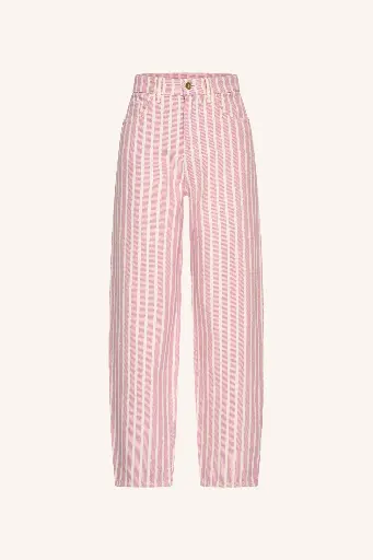 By Bar - Lew Pink Rocky Pants - 1322 pink stripe