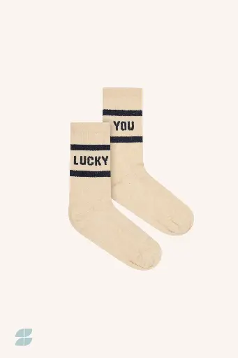 [26228501-856] By Bar - Lucky Oyster Socks - 856 midnight