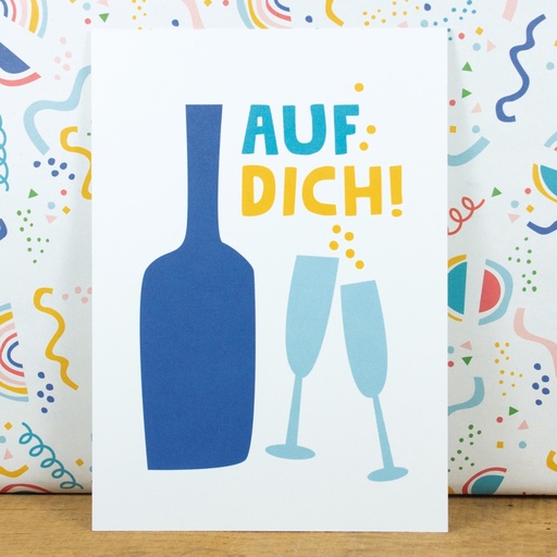 [2213184-2] Bow & Hummingbird - Postkarte - Auf dich - Recyclingpapier