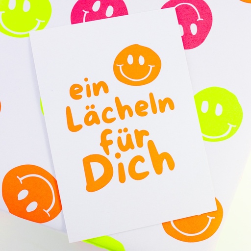 [2613211-8] Bow & Hummingbird - Postkarte - Ein Lächeln für dich - Recyclingpapier