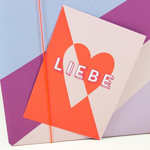 [2113162-2] Bow & Hummingbird - Postkarte - Liebe