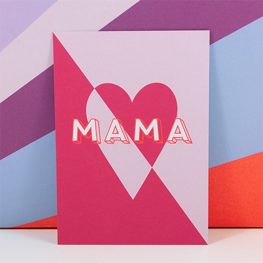[2113162-4] Bow & Hummingbird - Postkarte - Mama