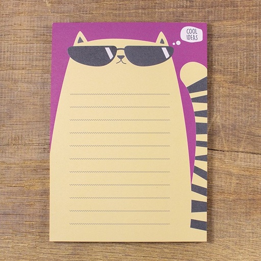 [1923152-F] Bow & Hummingbird - Notizblock Cool Ideas (Cat)