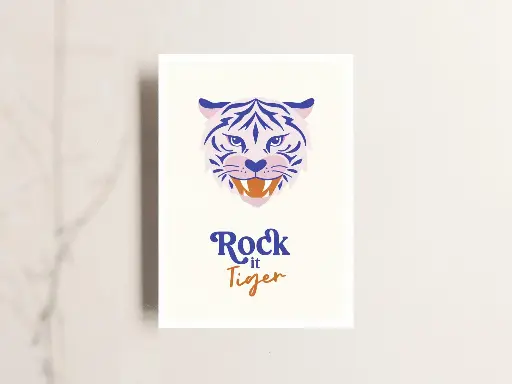 [TTKT039] Tante Tia - Postkarte - Rock it tiger