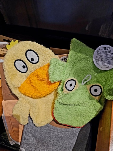 Kinder Waschlappen Ente Baumwolle