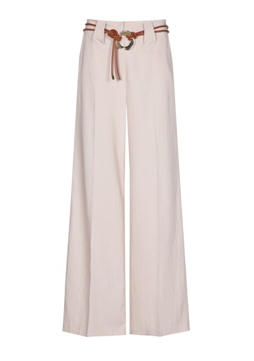 Caroline Biss - Hose CITY-LOOK TROUSERS, MID WAIST, Nude