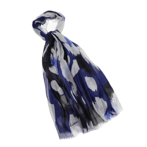 [1006-29N] Caroline Biss - MULTI-COLOURED SCARF - leichter Schal - multicolor