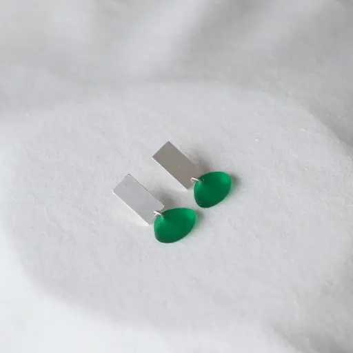 [Mellow.S.06] Studio Nok Nok - Ohrringe Mellow Pop Silver 06