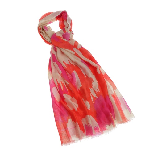 [1006-79N] Caroline Biss - MULTI-COLOURED SCARF