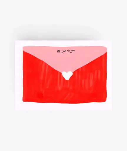 Hej Ibiza - Postkarte - Love letter (PS: just for you)