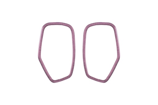 [MMF3004M] Lisa Kroeber Jewellery Art - Earrings Mix&Match Rahmen (ohne Kreole, nur Rahmen) - Purple Red Metallic