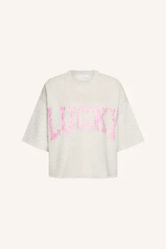 By Bar - Willow Lucky Top - 815 light grey melee