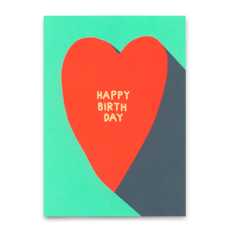 [DCPK0086] Deli Cards - Postkarte - Happy birthday heart