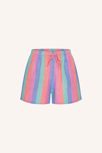 By Bar - Isa Rainbow Shorts - 910 Rainbow Stripe