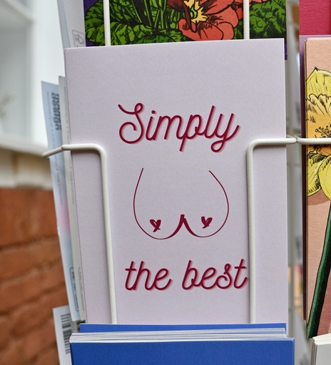 [#4265] Stilbude - Postkarte - Simply the best