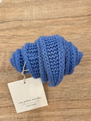 [LS001-SB] Calie Paris - Dreieckstuch/kleiner Schal SOPHIE Scarf gestrickt - Sky Blue