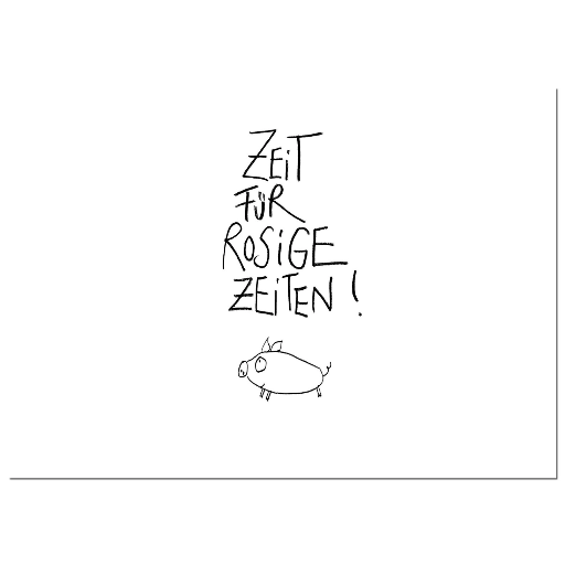 [#245] Edition Gute Geister - Postkarte - Rosige Zeiten