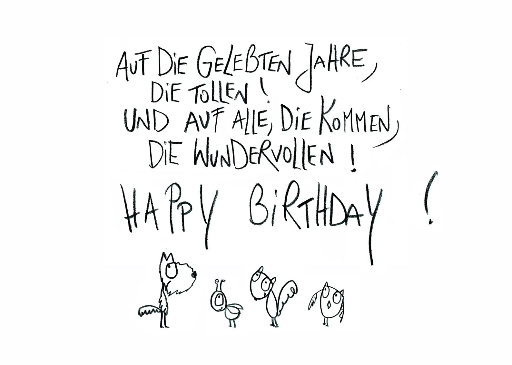 [#297] Edition Gute Geister - Postkarte - Auf dein Leben!