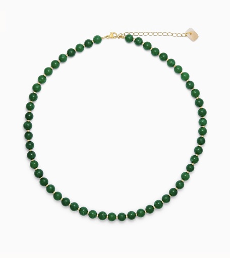 [GRØJ-KH] Soï Copenhagen - Halskette Hailey Green Jade Necklace - Luck