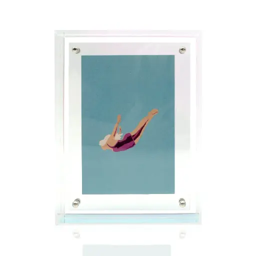 [BRA-013] Mea Living - Neon Bilderrahmen Acryl Clear Rainbow 10x15 cm