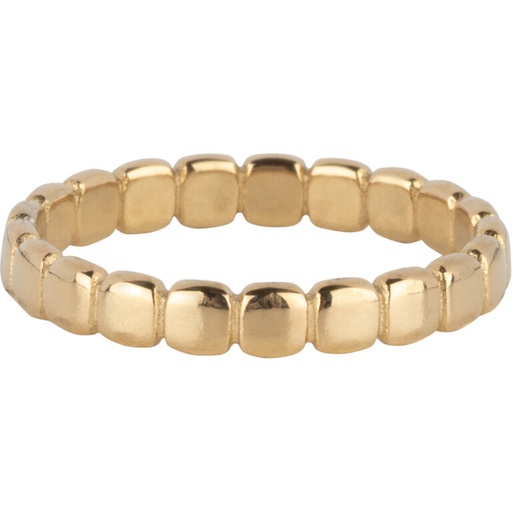 Charmins - R1652 - Ring gold squares