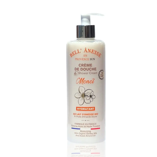 Label' Tahiti - Duschcreme - Monoi + Lait d’anesse bio - Crème de douche 400ml - neue Verpackung transparent