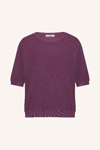 By Bar - Neva Slub Top - 1309 grape wine