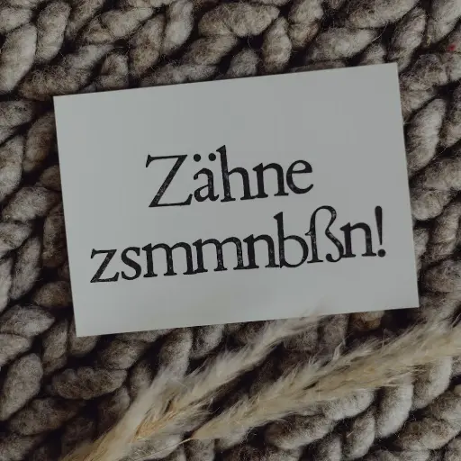 [PK054] Saja - Gestempelte Postkarte - Zähne zsmmbßn