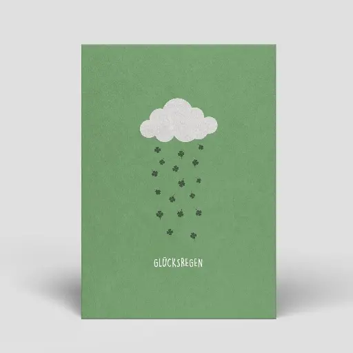 [PT0106] Naturbedacht - Postkarte - Glücksregen