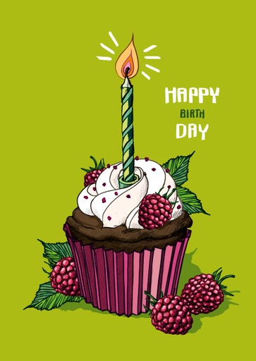 [IL0278] Nobis Design - Postkarte - illi - JUMALA Happy birthday