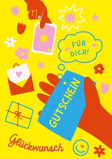 [PP004] Nobis Design - Postkarte - poppins - Gutschein