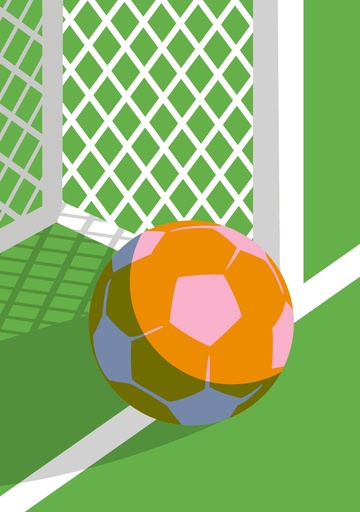[SP002] Nobis Design - Postkarte - sports - Football