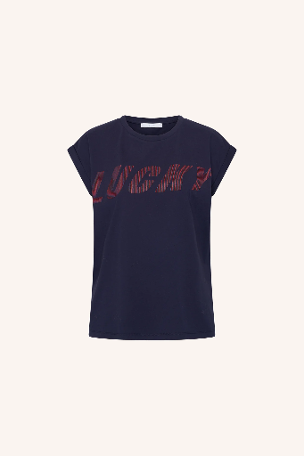 By Bar - Tobi Striped Speed Top - 592 uniform blue
