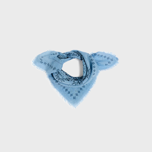 [WBL11] Billybelt - Tuch Bandana femme SACHA - Blue - 70x70cm