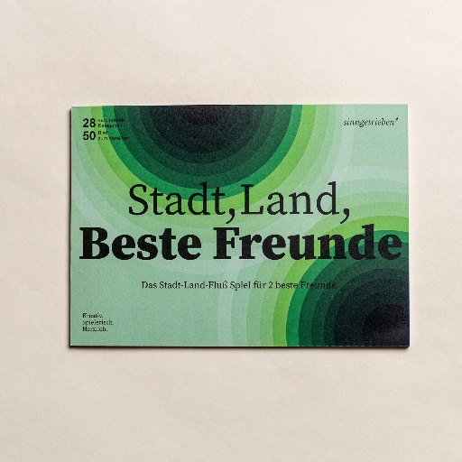 [A0001] Sinngetrieben - Stadt, Land, beste Freunde
