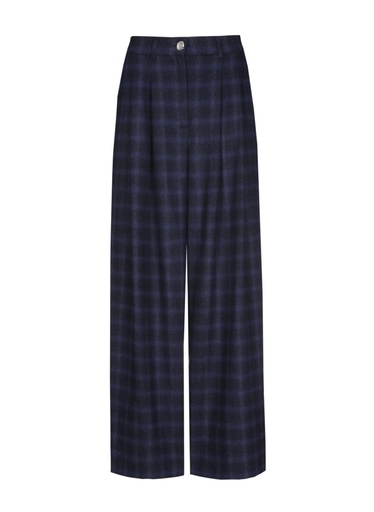 Caroline Biss - CITY-LOOK TROUSERS, ELASTICATED WAIST navy