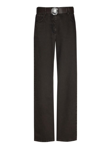 Caroline Biss - DENIM TROUSERS, NORMAL WAIST brown