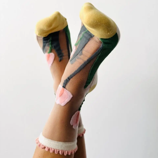 Sockette - Transparente Socken - Tulipe - Tulpe