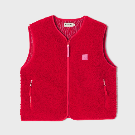 Billybelt - Sherpa Weste ärmellos - Red