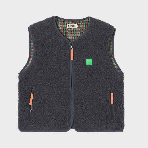 Billybelt - Sherpa Weste ärmellos - Anthracite